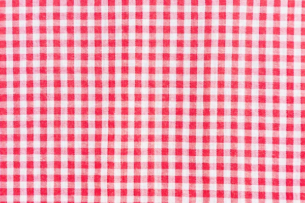 Klasik kırmızı kareli masa örtüsü doku, arka plan kopya alanı ile