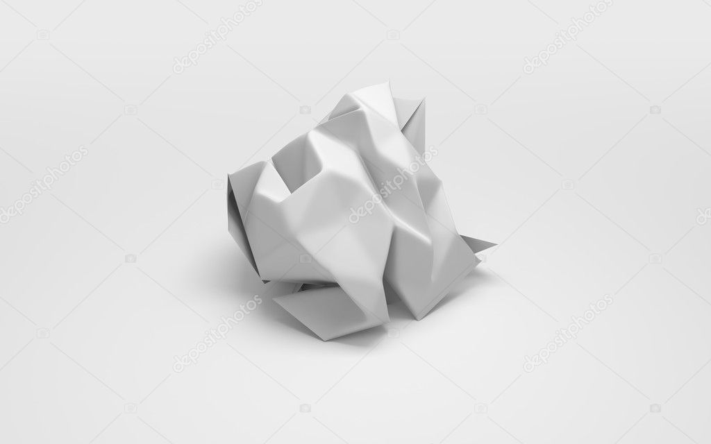 Crumpled paper