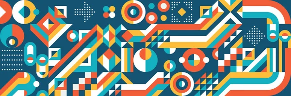 Geometrik arkaplan tasarımı. Soyut çizim kalıbı. Geometrik şekiller. Grafiksel baskı posteri. İş sunumu kapağı afişi. Vektör illüstrasyonu.  