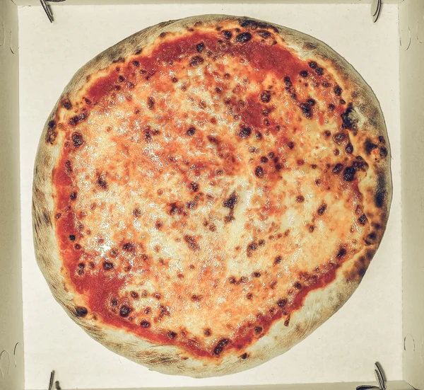 이탈리아의 마르게리타 피자 빈티지 버렸다 — 스톡 사진