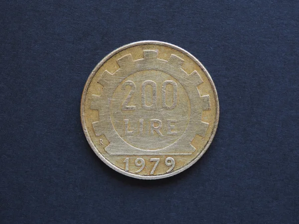 Італійська ліра (Itl) монету, валюта Італія (It) — стокове фото