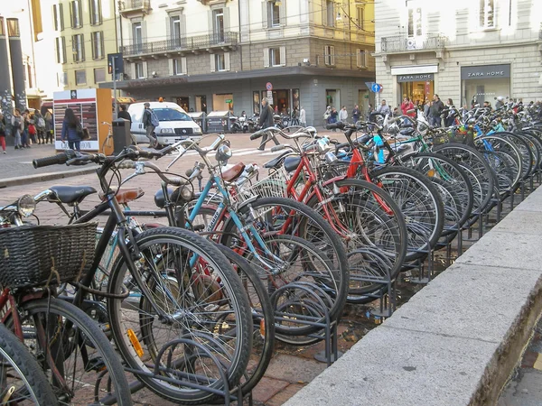 Bicicletas en Bolonia — Foto de Stock