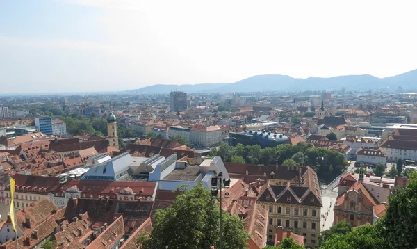 Graz vista da cidade — Fotografia de Stock