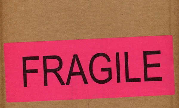 Signo frágil rosa —  Fotos de Stock