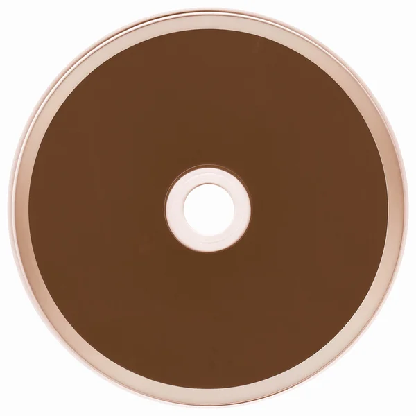 Retro procurando CD ou DVD isolado — Fotografia de Stock