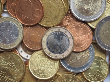euro coins arka plan