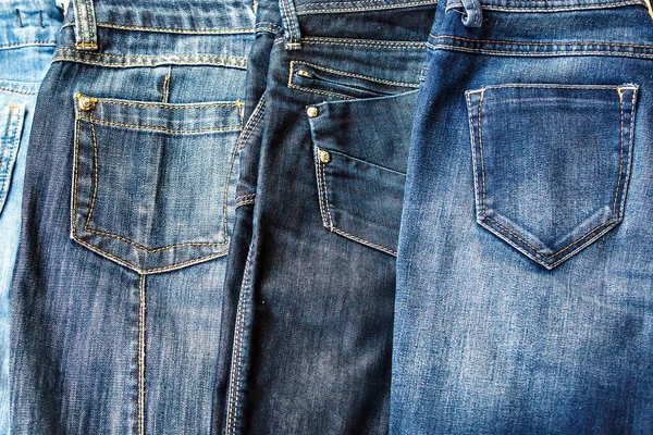 Olika jeans — Stockfoto