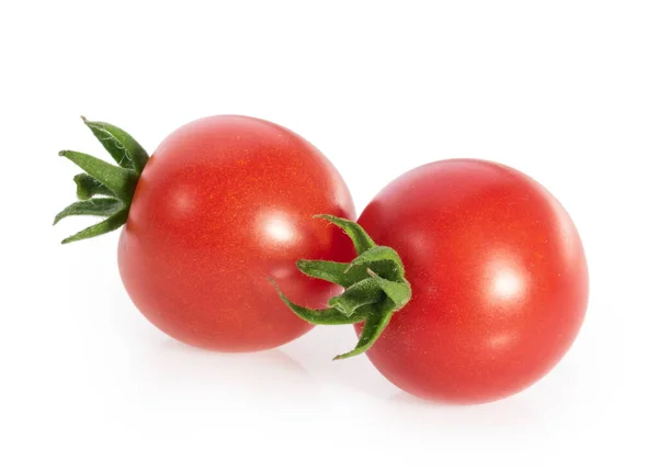 Tomater Körsbär Isolerad Vit Bakgrund — Stockfoto