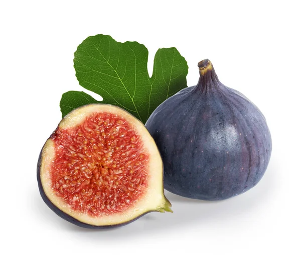 Fig Frutta Isolato Sfondo Bianco — Foto Stock