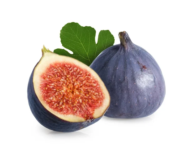 Fig Frutta Isolato Sfondo Bianco — Foto Stock