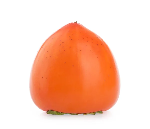 Persimmon Fruits Isolé Fond Blanc Clipping Chemin — Photo