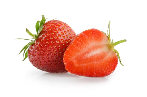 Aardbeien geïsoleerd — Stockfoto