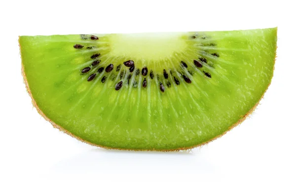 Fetta di kiwi isolata — Foto Stock