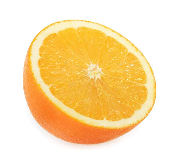 Orange slice isolated on white — Stock Photo, Image