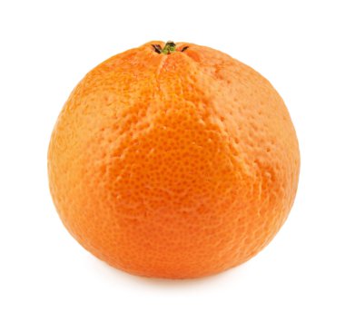 Mandalina ya da mandalina meyvesi beyaz arkaplanda izole