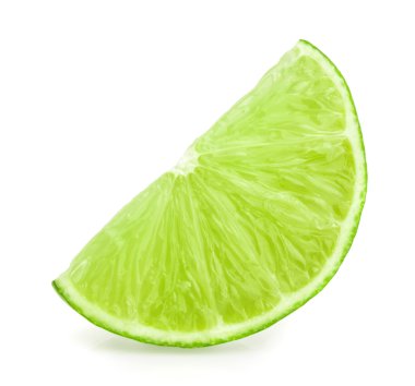 izole limon dilimi