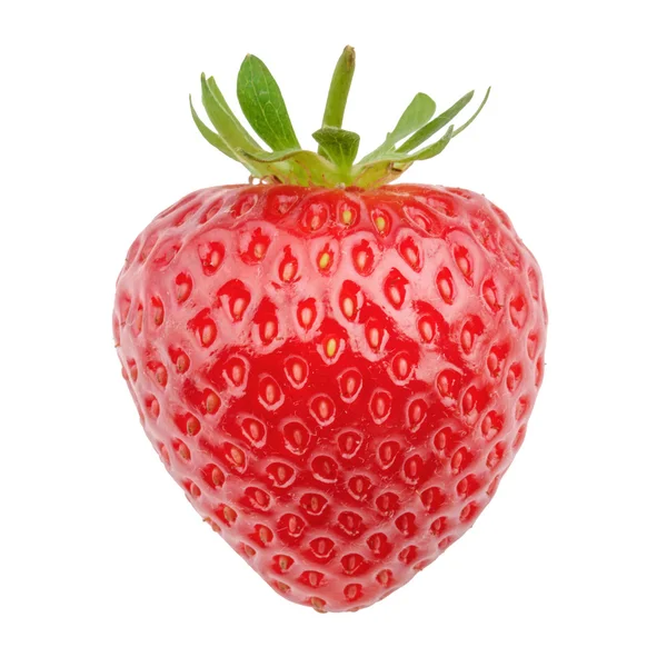 하얀 배경에 분리되어 있는 딸기 — 스톡 사진
