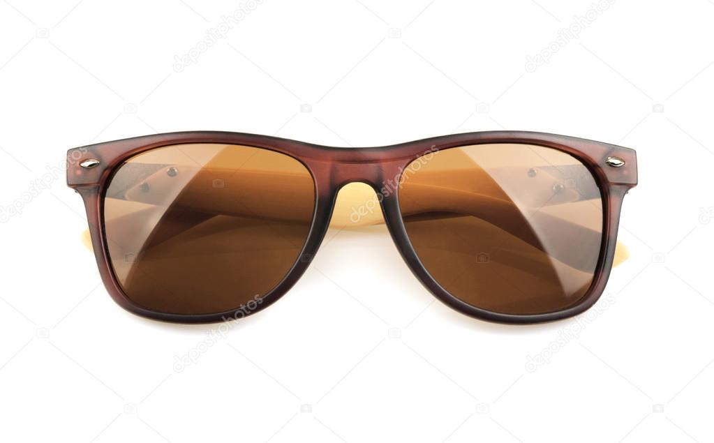 Sunglasses isolated against a white background