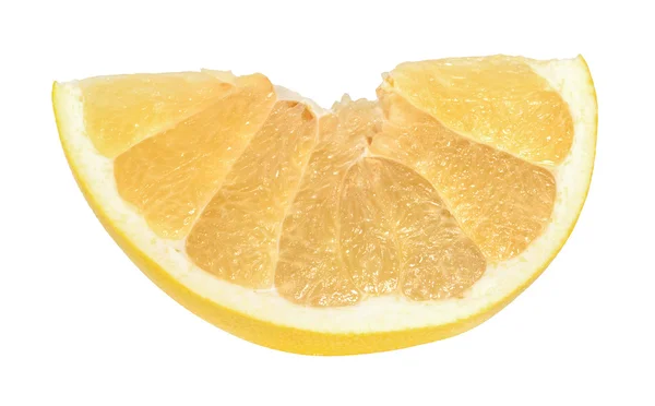 Pomelo o pomelo chino aislado sobre el fondo blanco — Foto de Stock