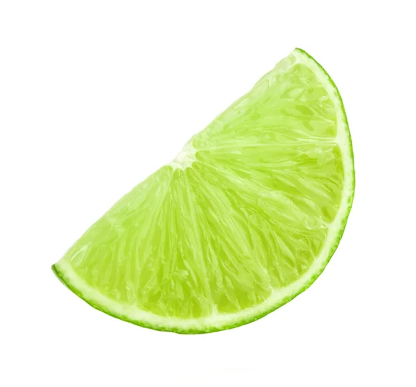 Lime slice isolated — Stock Photo, Image