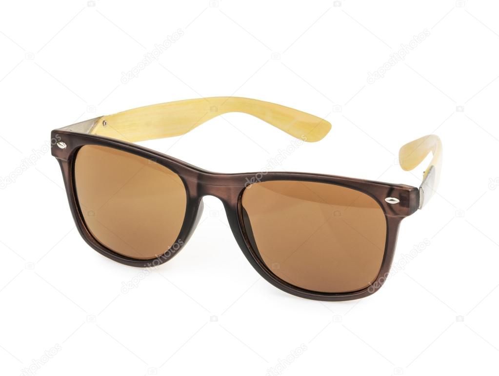 Sunglasses isolated against a white background