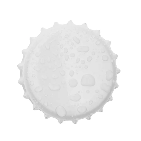 Bottle cap isolated on white background. without shadow — Stock Photo, Image