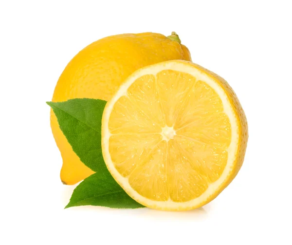 Citron isolerad på vit bakgrund — Stockfoto