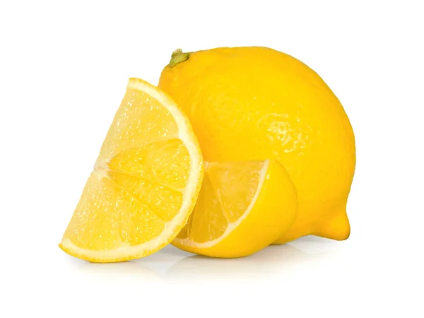 Citron isolerad på vit bakgrund — Stockfoto