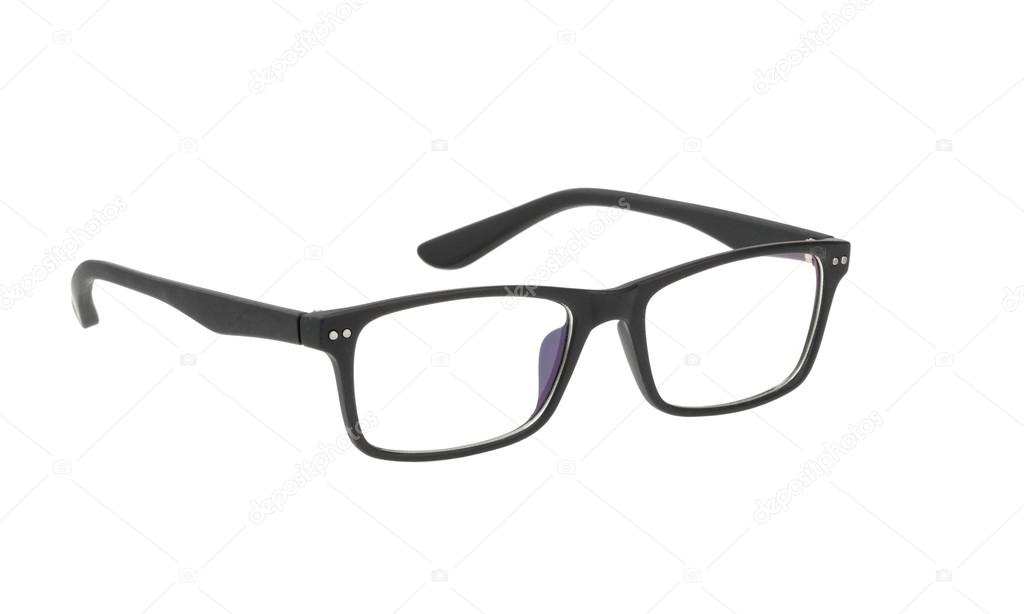 Glasses isolated on white background. without shadow