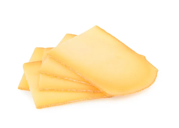 Raclette ost isolerad på vit bakgrund — Stockfoto