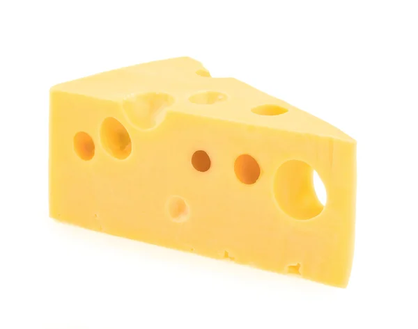 Απομονωμένο κομμάτι τυριού — Φωτογραφία Αρχείου