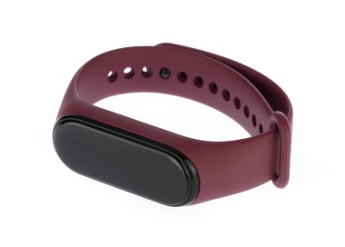 Modern Smart bilekliği beyaz arkaplanda izole edildi.