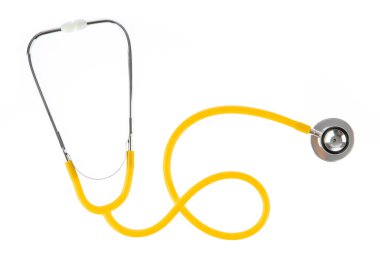 steteskop beyaz arkaplanda izole edildi