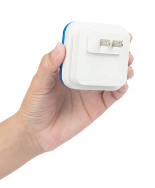 El ele tutuşan Wall Lights Gece ışığı beyaz arkaplanda izole