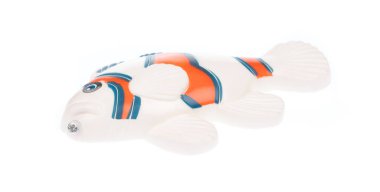 fish toy isolated on white background