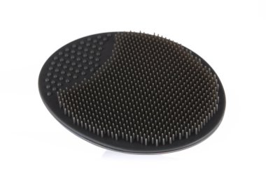 Silikon Güzellik Cilt Temizleme Pedi Yüz Temizleme Temizleme Fırçası Beyaz arka planda izole