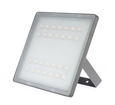 LED spot ışıkları beyaz arkaplanda izole edildi.