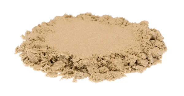 pile sand dunes isolated on white background