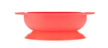 Silikon Bebek Kasesi Aspirasyon Üs Kırmızı ile beyaz arkaplanda izole