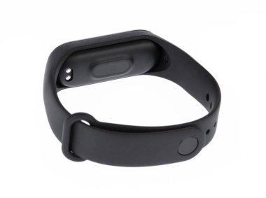 Akıllı bileklik beyaz arkaplanda izole edildi