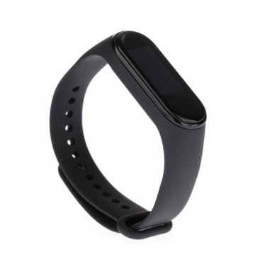 Akıllı bileklik beyaz arkaplanda izole edildi