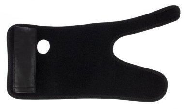 Bilek için bileklik spor aksesuarı beyaz arka planda izole edilmiş.