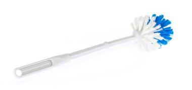 Tuvalet fırçası beyaz arkaplanda izole edilmiş..