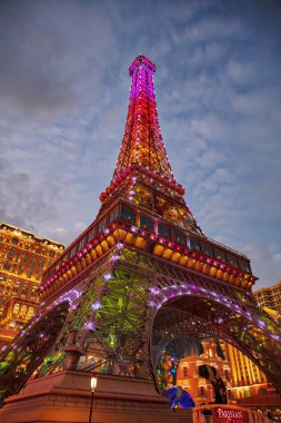 Macau, Çin - 10 Kasım 2018 Macao Oteli Macau 'da lüks bir otel ve kumarhane.