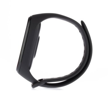 Akıllı bileklik beyaz arkaplanda izole edildi