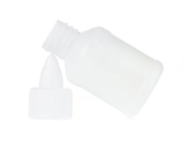 Tüpün çok amaçlı lateks yapıştırıcısı Beyaz Arkaplanda izole edildi