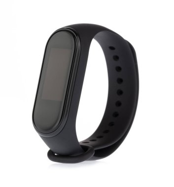 Akıllı bileklik beyaz arkaplanda izole edildi