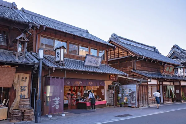 Kawagoe Prefectura Saitama Japón Mayo 2019 Arquitectura Estilo Japonés Antiguo —  Fotos de Stock