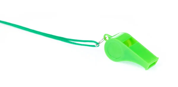 白を基調とした緑の笛 — ストック写真