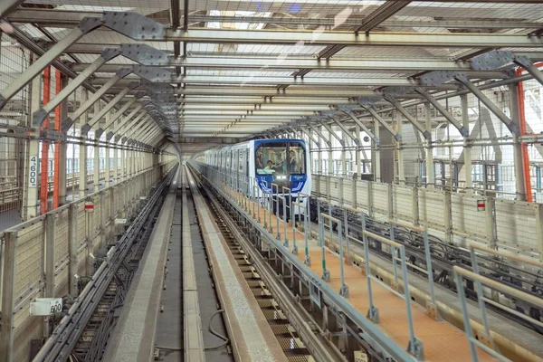 Tokyo Japan May 2019 Track Subway Train Odaiba Tokyo Japan — Stock Photo, Image